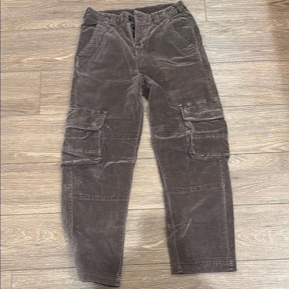 Free People Men's Dark Brown Cargo Pants